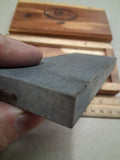 Vintage KA-BAR 1358 Genuine Arkansas Oilstone Whetstone Cedar Box Sharpening