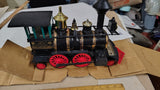 Vintage Jim Beam 1872 Grant Locomotive Porcelain Decanter Empty With Box