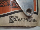 OEM OS Harley-Davidson 49123-82A Highway Peg Mounting Plates Only FXR