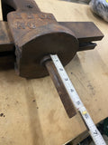 antique bench Pipe vise  Prentiss  NS Co No. 2 model Vtg Tools 1900's Norvell-Sh