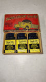 Vtg 1949 Plymouth New Brunswick Blue Dupli-Color Paint Set Box 3 Bottles DP337