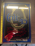 vintage Colt 45 Malt Liquor "Dynamite Taste" bar mirror sign