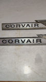1961 Chevrolet Corvair 700 Front Fender Emblem Pair Badges OEM 3779270