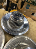 Chevrolet Chrome Rally Wheel Center chevy Caps Hubcaps Chevelle Camaro Truck 60'