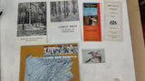 Vintage Pennsylvania Forestry & Hunting Booklet Ephemera Lot 1950s Preserves Map