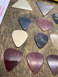 Vtg Nick Lucas Guitar Picks Multicolor Celluloid Acoustic Electric tortise shell