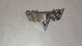 Vintage OEM 1964-1967 Chevrolet Fender V Flag Emblem GM Part 3840318