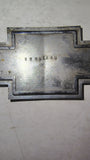 Vintage Chevy 73-74 Yellow Bowtie Grille Emblem & Custom Plaque Lot