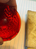 JEEP Willlys GRIFFIN MODEL 80 Glass Tail Light Lens Studebaker truck Vtg Naco NO