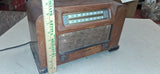 Vintage 1942 Philco Model 42-321 Tube Radio Wood Tabletop - Tested and Working