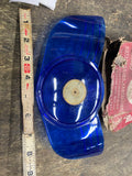 Royal Coronet Blue Bi-Flector Bug Reflector Disc Box Vtg Auto Acc 40's Hot rod!