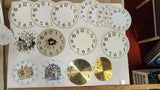 Vintage Klockit Clock Dial Faces, Numerals & Alignment Templates Lot