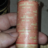 Vintage Zenith Tibet Almond Stick Wood Scratch Remover Litho Tin