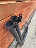 Upsweep Exhaust pipes Harley Evo Chopper rigid Softail hardtail Custom 1 off!