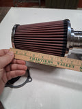Harley Screamin Eagle Heavy Breather XL 58mm Air Cleaner Kit 29400228A Chrome NO