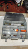Vintage Flambeau Tackle Box Lot with Mixed Hooks, Tackle & YUM Lure!