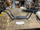 Black Harley Touring FLH Glide OEM Rear Passenger Handrail Grab Bar Hand Rail