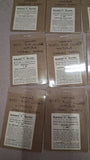 Vtg 1934 Fine Art Miniature Portrait Cards Collection World Figures 16 Piece Lot