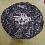New Harley Davidson Silver Bar Shield Spare Tire Cover Jeep Truck RV 27" to 31"