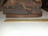 Antique A Howland NY No 88 Wood Screw Arm Plow Plane Primitive Repair Decor Tool