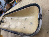 OEM Harley Panhead Shovelhead FLH Glide Vtg Saddlebag Lid White Electra Glide