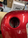 Paint Set Softail tank Bobtail Rear fender Custom 2004^ Candy red Twin Cam FXST