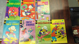 Vintage Gold Key Whitman Cartoon Comic Book Lot 24 Disney Bugs Bunny Retro