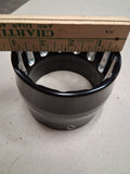 Performance Machine 4" Black Contrast Cut Exhaust Tip End Cap Billet Harley