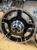 Harley 2009-22 Touring Electra Street Glide Airstrike Mag Wheels 18x3.5 16x5 Set