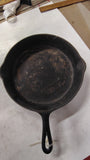 Vintage Griswold No 11 Cast Iron Skillet Large Block Logo 12.5" 717 Heat Ring
