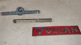 Vintage Appliance Emblem Lot Kelvinator Frigidaire Cycle-Matic Vulcan Stove RARE