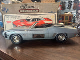 1969 Chevrolet Camaro SS Convertible Jim Beam Decanter silver