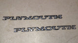 1968-1974 Plymouth Barracuda Duster Emblem Badge OEM Mopar 28591 Lot of 2