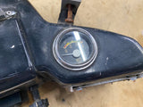 Harley Panhead Shovelhead Touring Fairing Radio Caddy Kit Glove box Sun Guage Vo