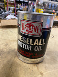 Vintage Drydene Diesel Motor Oil 1 qt Paper Can coin bank Petroliana collector