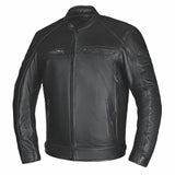 Ace Ultra Men's Black Leather Motorcycle Jacket 4XL