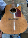 Indiana 6 String Electric Acoustic Guitar Right Handed Natural Finish Full Size