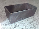 Vtg Wood Finger Joint Box Handcrafted Country Decorative Box Bin Rustic Antique