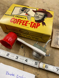 50's Rancher Bing Crosby’s Coffee Tap Ad Can Opener NOS Advertising Display Sign