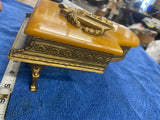 20's Thorens grand piano music Jewelry box Swiss Gold Glit Antique Bakelite Min