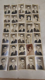 Lot of 30 Vintage 1964 High School Senior Portrait Wallet Photos Autographs B&W
