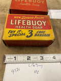 Antique 1920s Lifebuoy Health Soap Original Box USA Advertising General Store