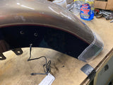 OEM Front Fender Harley Heritage Softail Smokey Gold Black W trim Emblems Light