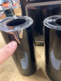 Gloss Black Fork Slider Covers Harley 1984-2013 Touring Street Road glide Ultra