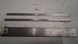 Vintage Starrett No 600 Hook Rule 6 Inch Lufkin 2310 Steel Rules Machinist Lot