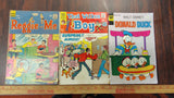 Vintage Comic Book Lot 9 Issues Archie Jughead Donald Duck Krofft Supershow