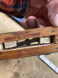 20's Vintage Wooden Boxing Game Toy Folk Hobo Art Push Button Boxers Primitive