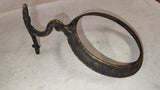 Antique Victorian Cast Iron Swing Arm Oil Kerosene Lamp Wall Holder Sconce 5.25"