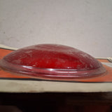 V-Twin Red Glass Spotlight Lens Harley EL Springer Knucklehead Panhead 33-2002