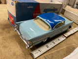 Vintage SMP 1957 Ford Fairlane 500 Promo Car Model Blue Original Box nos MINTY!